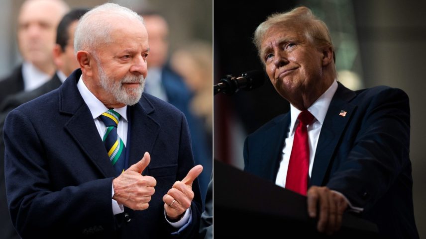 Lula teve impulso de popularidade após 'tarifaço' de Trump (Foto: Editoria de Arte)