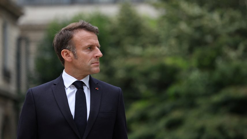 Presidente francês, Emmanuel Macron (Foto: Aurelien Morissard/Pool via REUTERS)