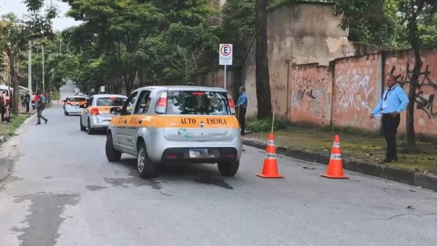 Exame de trânsito em Minas Gerais é avaliado por agente da Polícia Civil (Foto: Divulgação/Seplag MG)