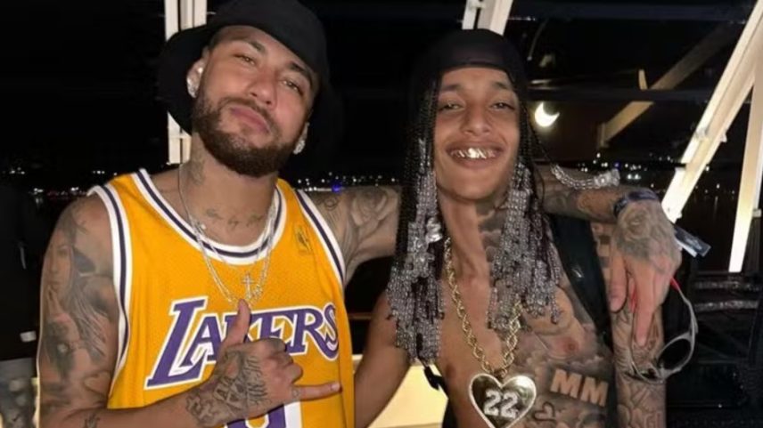 Neymar e Oruam (Foto: Reprodução)