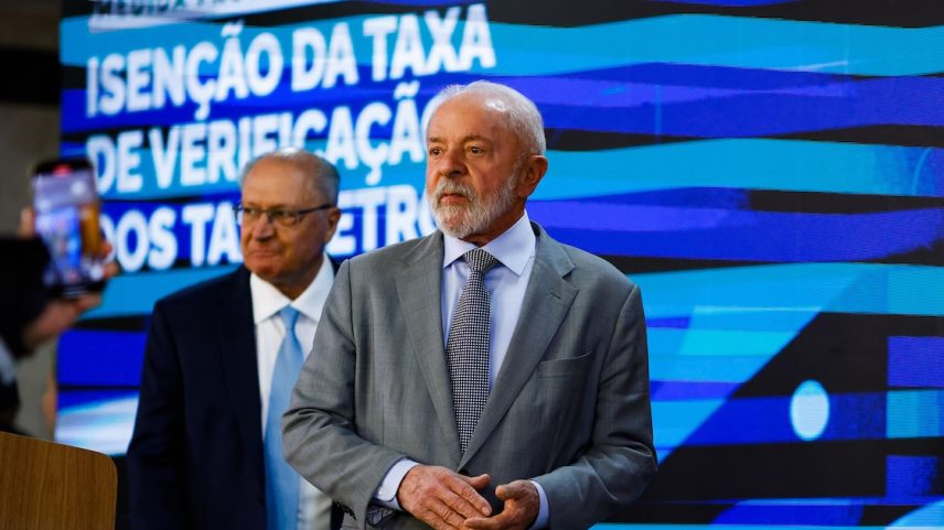 Presidente Luiz Inácio Lula da Silva durante solenidade no Palácio do Planalto (Foto: Wilton Junior / Estadão)