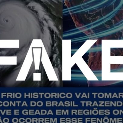 Climatempo desmente boato sobre onda de frio recorde no Brasil