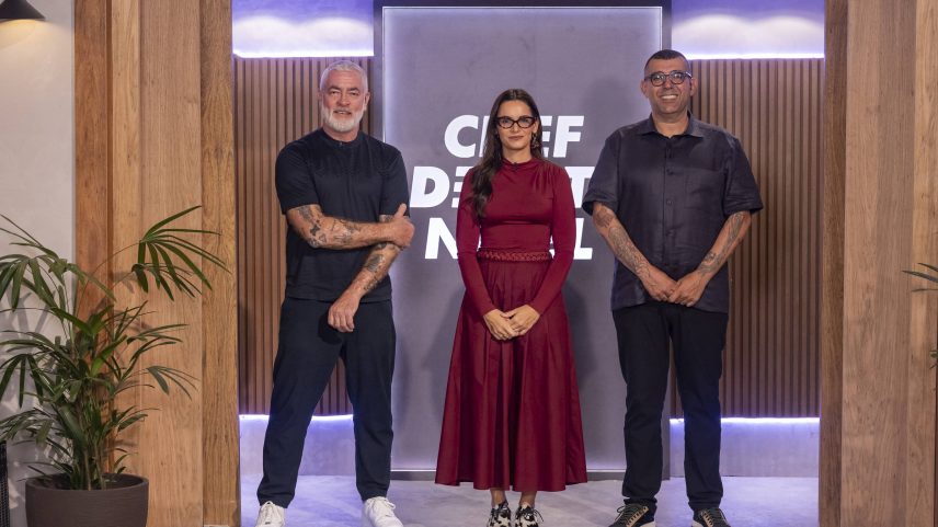 Alex Atala, Renata Vanzetto e Jefferson Rueda, que serão mentores do Chef de Alto Nível (Foto: Beto Roma/Globo)