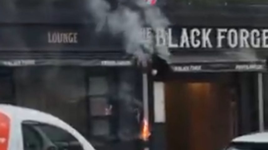 Pub de ex-lutador é atacado na Irlanda (Foto: Reprodução)
