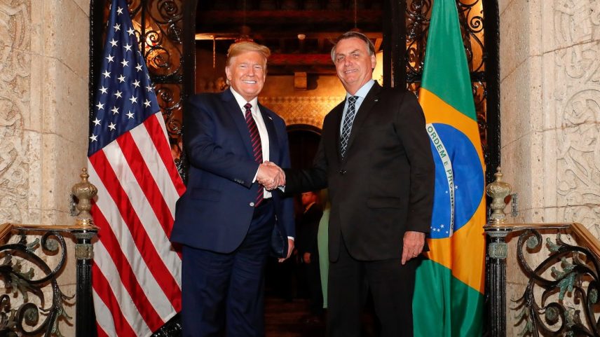 Encontro de Jair Bolsonaro com Donald Trump em 2020 (Foto: Alan Santos/Presidente da República)