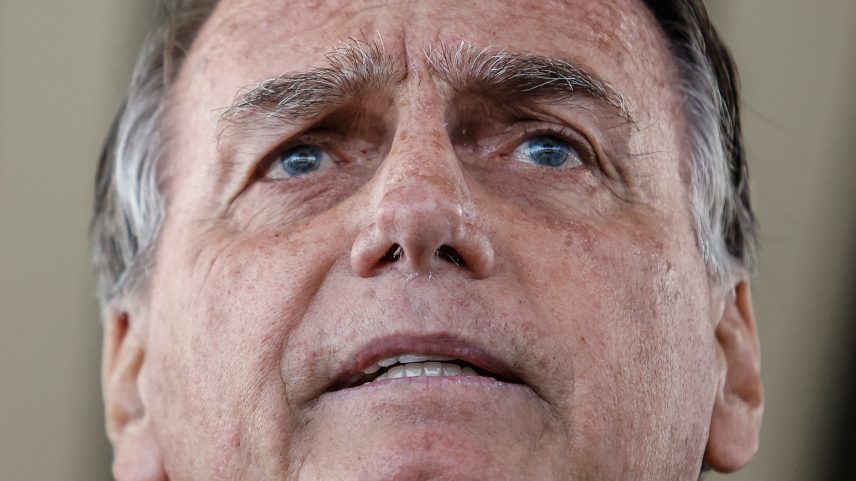 O ex-presidente Jair Bolsonaro em Brasília (Foto: Gabriela Biló - 17.jul.2025/Folhapress)