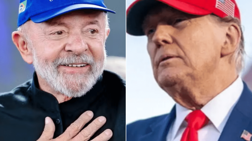 Luiz Inácio Lula da Silva e Donald Trump repercutem nas redes em "batalha de hashtags" impulsionada pelo PT (Foto: Ricardo Stuckert/PR e Truth Social)