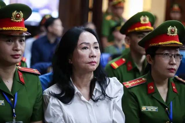 A empresária Truong My Lan, condenada à morte no Vietnã (Foto: Reprodução da TV local)