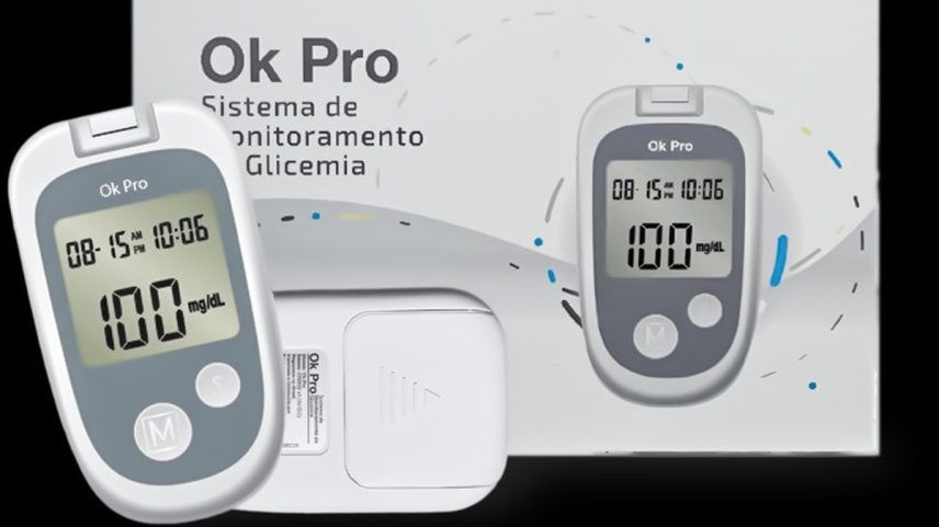 Medidor de glicose sanguínea OK PRO (Foto: Reprodução)