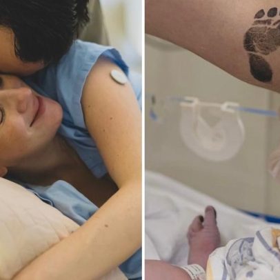 Dani Calabresa celebra nascimento do filho Bernardo e compartilha alegria maternal