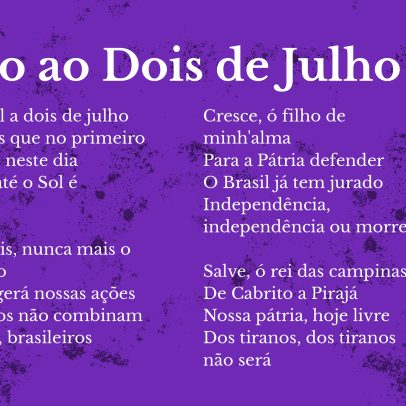 Dois de Julho: o hino que canta a independência do Brasil na Bahia