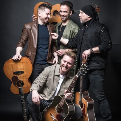 Quarteto italiano 40 FINGERS toca pela primeira vez no Brasil