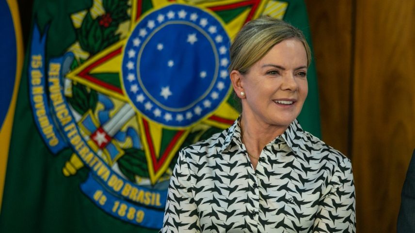 Gleisi Hoffmann, Ministra de Secretaria de Relações Institucionais do Brasil (Foto: Brenno Carvalho / Agência O Globo)
