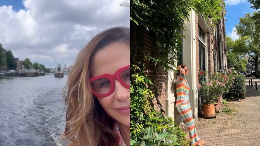 Atriz Guilhermina Guinle em Amsterdam (Foto: Reprodução/Instagram)