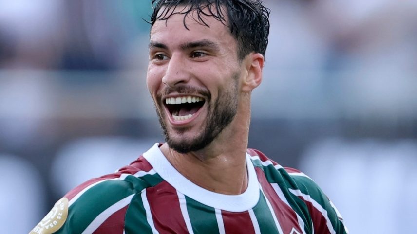 Martinelli comemora gol marcado pelo Fluminense contra o Al-Hilal no Mundial (Foto: Richard Sellers/Allstar/Getty Images)