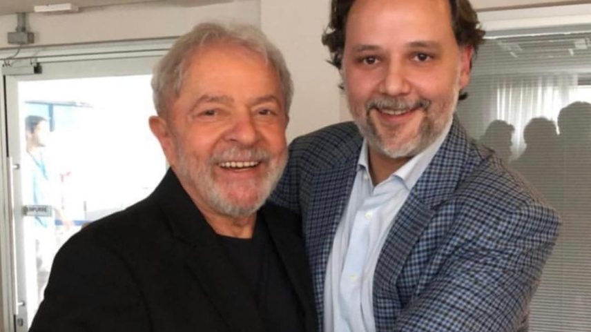 Lula e Marco Aurélio de Carvalho (Foto: Reprodução)