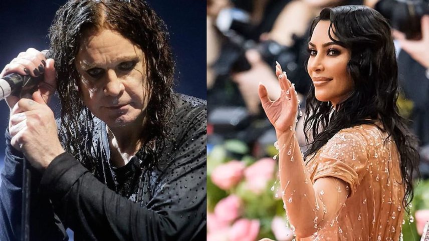 Ozzy Osbourne e Kim Kardashian (Foto: Reprodução)