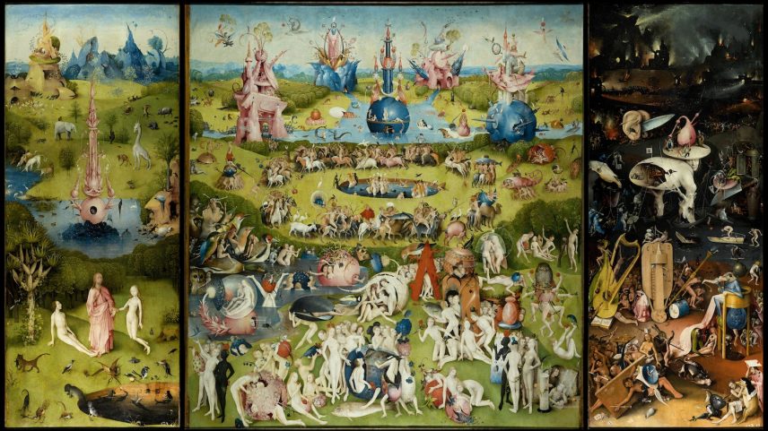 Jéronimo Bosch, O Jardim das Delícias Terrenas, c. 1490–1510 Coleção do Museu do Prado, Madrid. Imagem digital: Wikimedia Commons. (Foto: Reprodução)