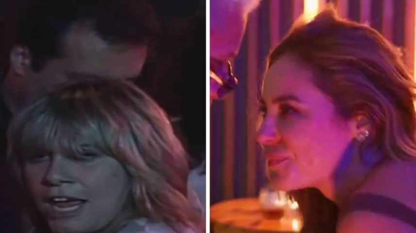 Renata Sorrah e Paolla Oliveira na cena do 'mambo caliente' (Foto: Reprodução)