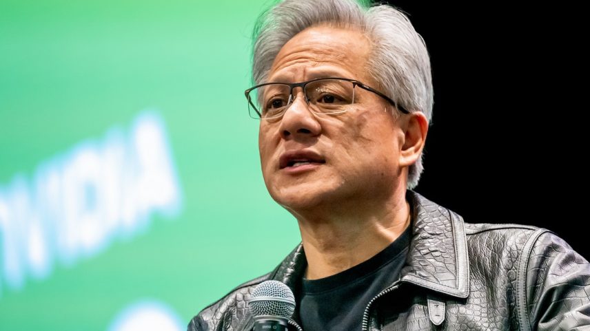 Jensen Huang, CEO da Nvidia (Foto: David Paul Morris/Bloomberg)