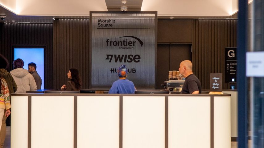 Sede da Wise em Londres: fintech britânica vai dobrar o tamanho de sua equipe no Brasil, de olho em expansão por LatAm (Foto: Betty Laura Zapata/Bloomberg)