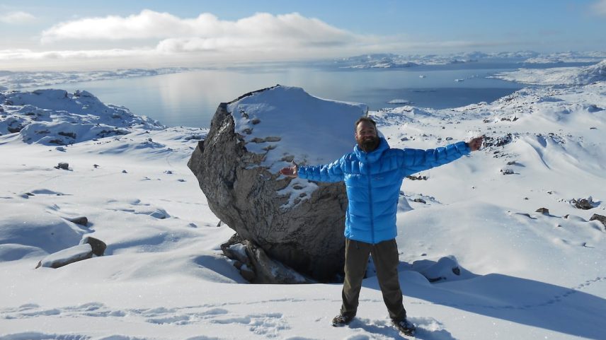 Torbjørn 'Thor' Pedersen, o explorador e orador, durante seu projeto 'Once Upon a Saga'. (Foto: Selena Wright)
