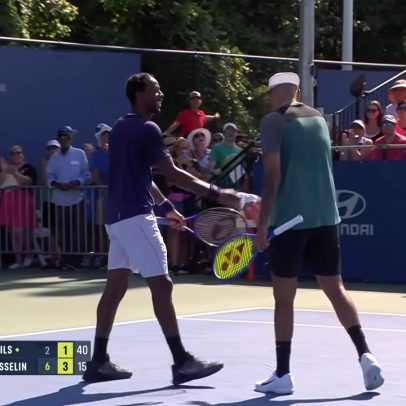 Kyrgios e Monfils são eliminados na estreia das duplas em Washington