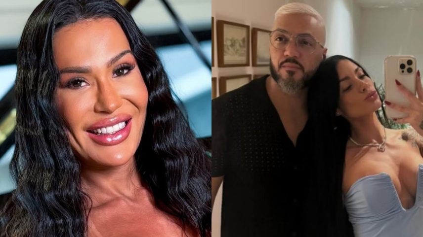 Namorada de Belo, Rayane Figliuzzi reagiu a falas de Gracyanne Barbosa (Foto: Reprodução Instagram)