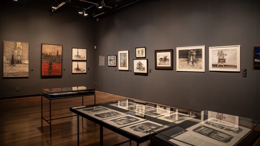 Exposição 'Darel — 100 anos de um artista contemporâneo', em cartaz no Centro Cultural Correios, no Centro do Rio (Foto: Ana Branco)