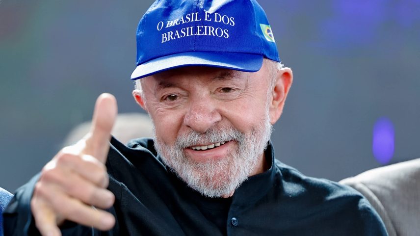 Presidente da República, Luiz Inácio Lula da Silva, durante a cerimônia de apresentação dos avanços do Novo Acordo Rio Doce no Espírito Santo (Foto: Ricardo Stuckert /Divulgação/Presidência da República)