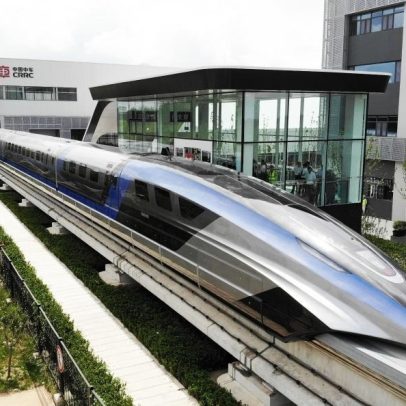 China apresenta protótipo de trem que pode alcançar 600 km/h
