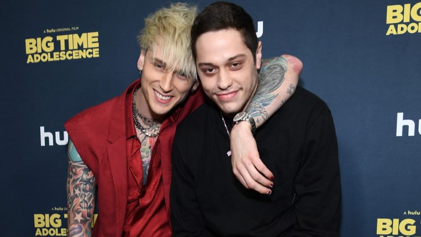 MGK disse que está animado para que sua filha, Saga, tenha encontros de brincadeira com o bebê do seu amigo Pete Davidson com a modelo/atriz Elsie Hewitt. (Foto: Reprodução)