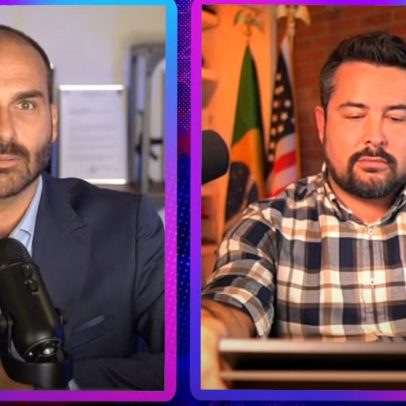 Eduardo Bolsonaro defende tarifas de Trump para garantir eleições em 2024