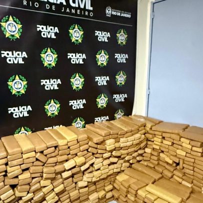 Polícia apreende caminhão-tanque com uma tonelada de maconha no Rio de Janeiro