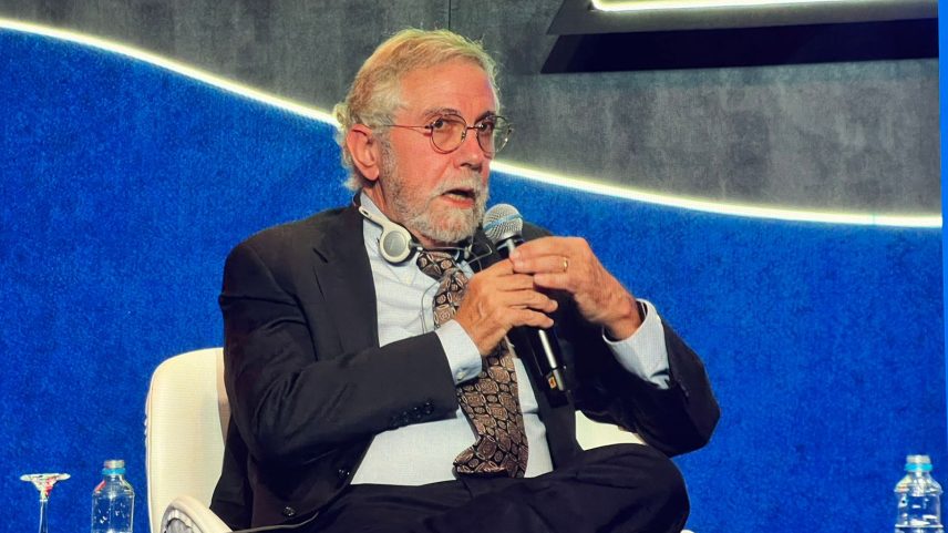 Paul Krugman participa da Fides 2023. (Foto: Divulgação)