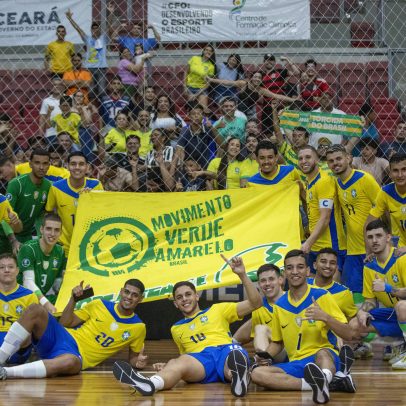 RedeTV! transmite jogos da seleção brasileira de futsal na TV aberta