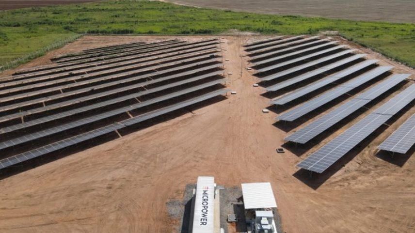 Armazenamento de energia Fazenda Santa Paula: irrigação de energia armazenada em sistema instalado pela Comerc (Foto: Divulgação/Comerc)