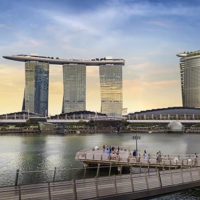 Construção do resort de luxo de US$ 8 bilhões da Las Vegas Sands começa em Cingapura