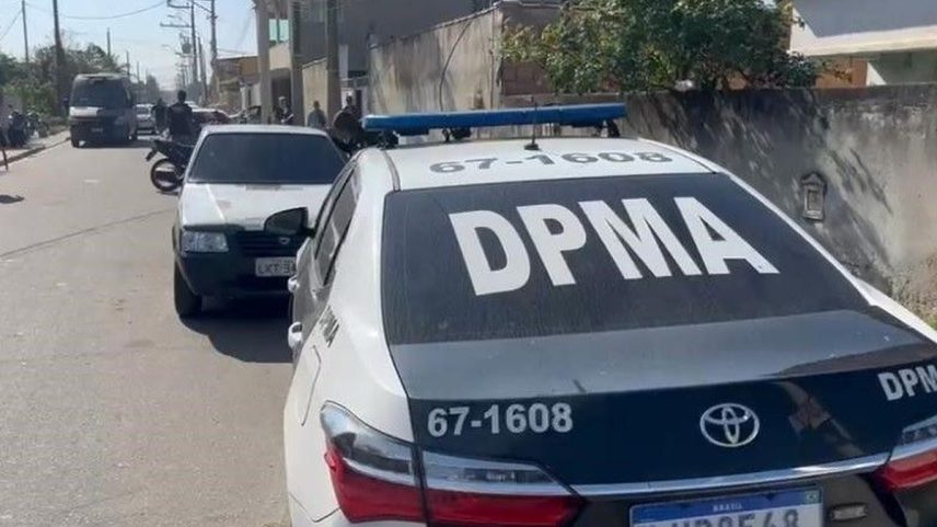 Flagrante feito por policiais da Delegacia de Proteção ao Meio Ambiente (Foto: Polícia Civil/Divulgação)