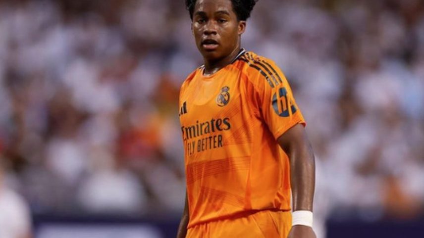 Endrick em campo pelo Real Madrid (Foto: Instagram)