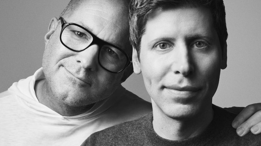 Jony Ive e Sam Altman: em carta compartilhada, executivos revelaram o acordo, que havia sido fechado em maio. (Foto: OpenAI/Divulgação)