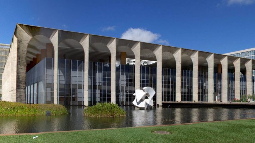 Palácio do Itamaraty, em Brasília (Foto: Creative Commons)