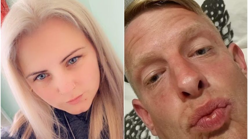 Lucy Leggate e seu suposto amante, Daniel Algar, são acusados de tentarem sequestrar o marido dela após fim do expediente no Reino Unido (Foto: Reprodução/Facebook)