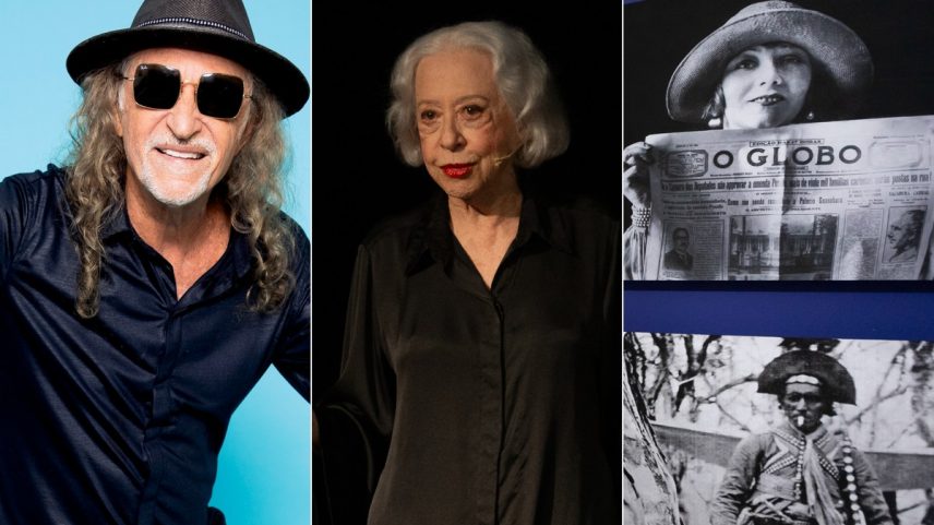 Alceu Valença no Festival de Inverno, Fernanda Montenegro e exposição sobre 100 anos do GLOBO (Foto: Divulgação)