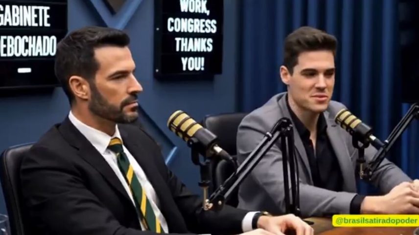 Vídeo produzido com IA: pressão sobre o Congresso (Foto: Reprodução)