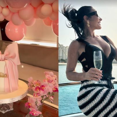 Scheila Carvalho realiza festa surpresa para filha em iate de luxo em Dubai