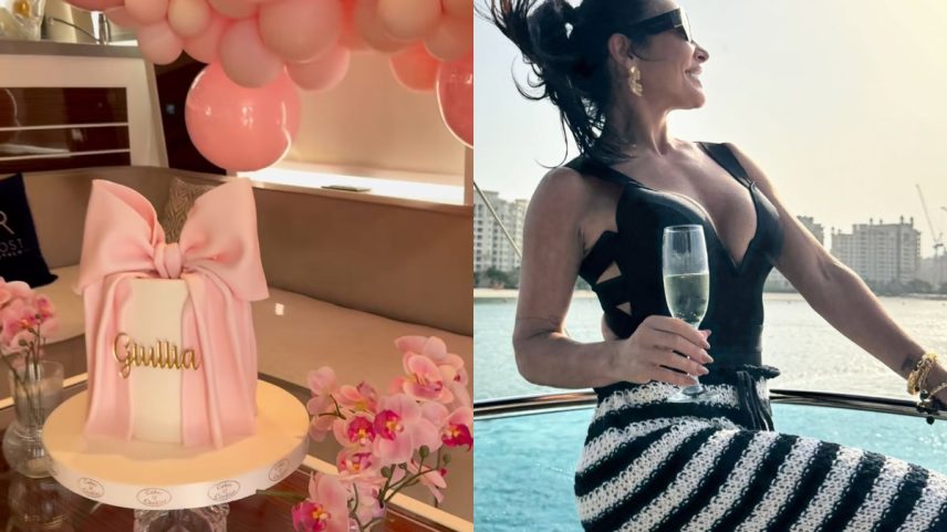 Scheila Carvalho faz uma festa surpresa para a filha dentro de um iate (Foto: Reprodução/Instagram)