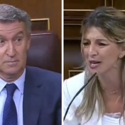 Yolanda Díaz critica Feijóo em discurso direto de dois minutos