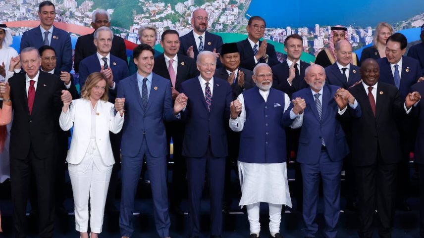 Foto de família da última cúpula do G20 no Rio de Janeiro (Brasil). (Foto: Antonio Lacerda/EFE)