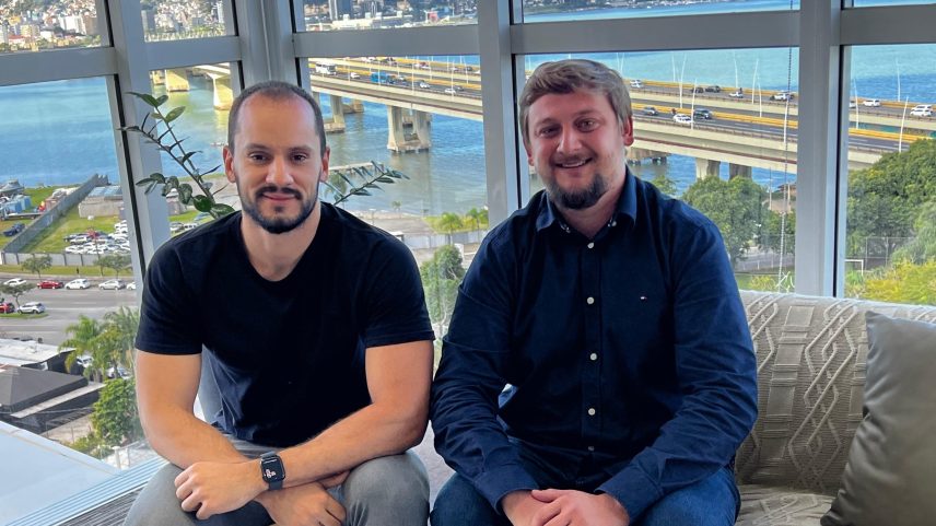 Franky Neto e Gustavo Salles, da SalesHunter: junção de forças em tecnologias para vendas (Foto: Divulgação)